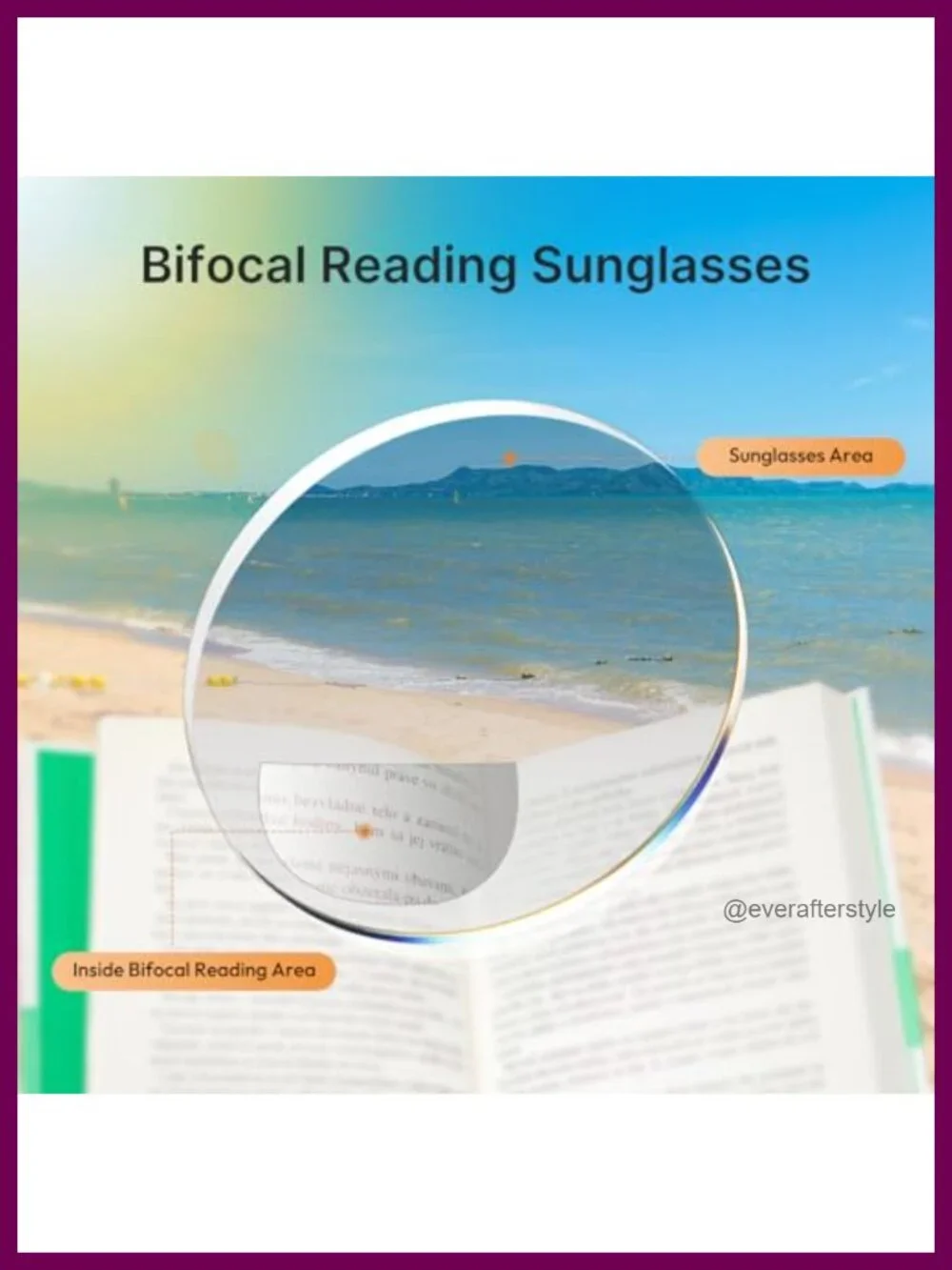 Bifocal Reading Sunglasses Women Oversized UV400 Square Readers
